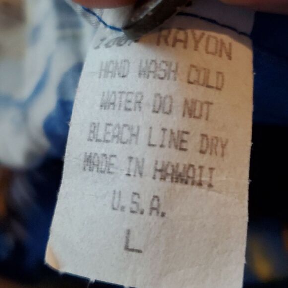 HAWAIIAN original  Hilo Hattie Men shirt use L - Picture 6 of 6